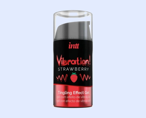 Vibrador Liquido Efecto Calor Aroma Fresa 15 ml