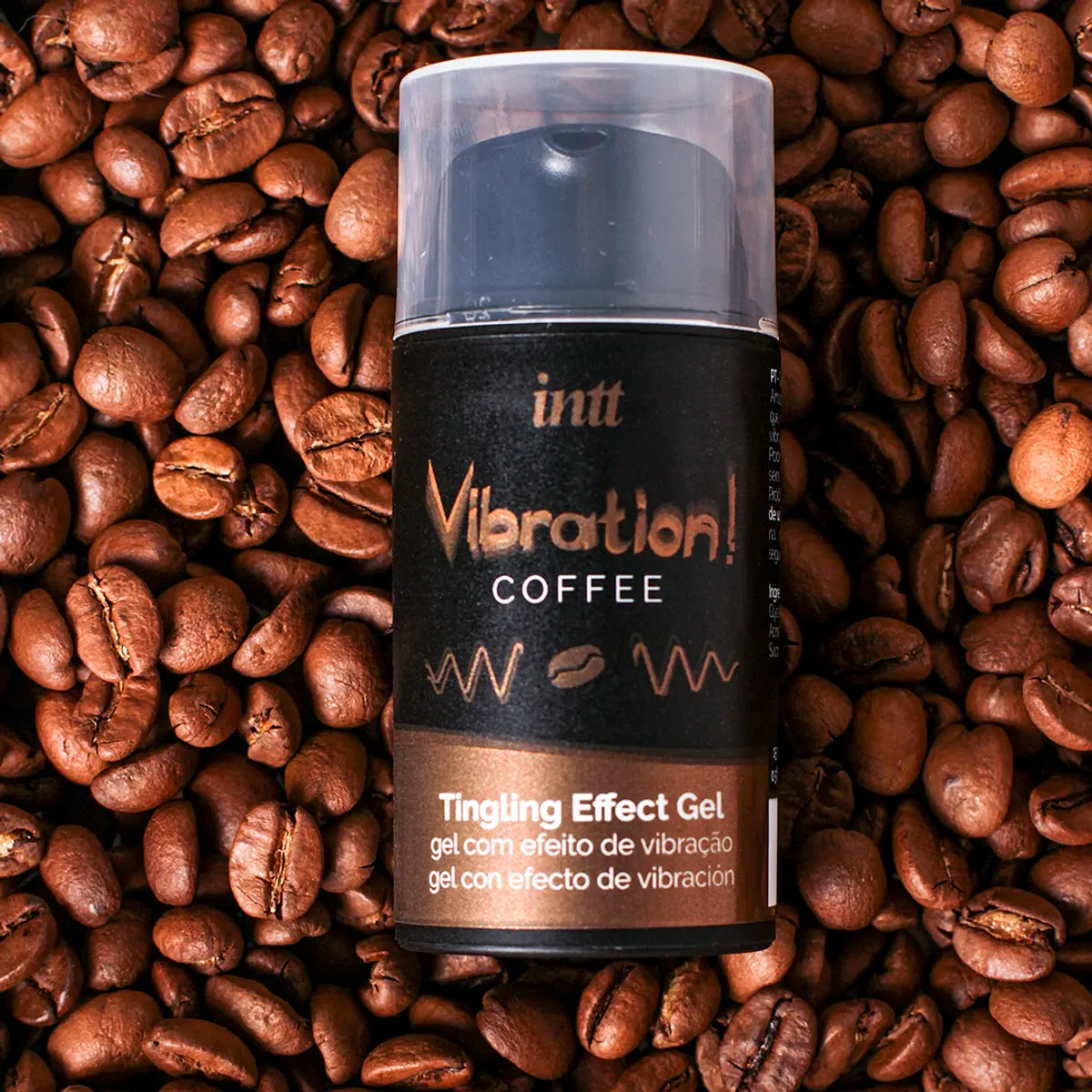 Vibrador Líquido Efecto Calor Sabor Café 15 ml