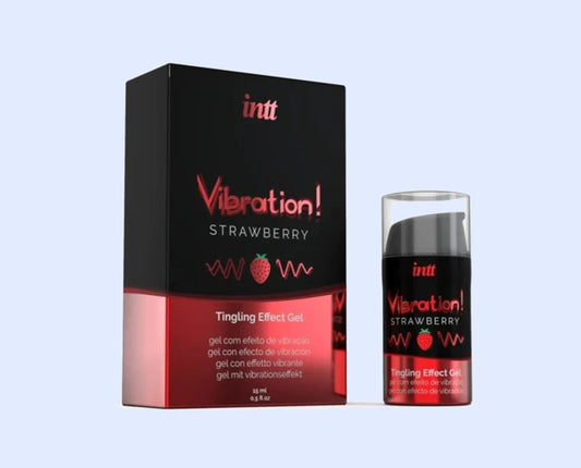 Vibrador Liquido Efecto Calor Aroma Fresa 15 ml